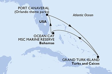 Itinéraire de votre croisière Croisière Caraïbes  Antilles  