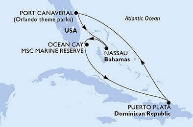 Itinéraire de votre croisière Croisière Caraïbes  Antilles  